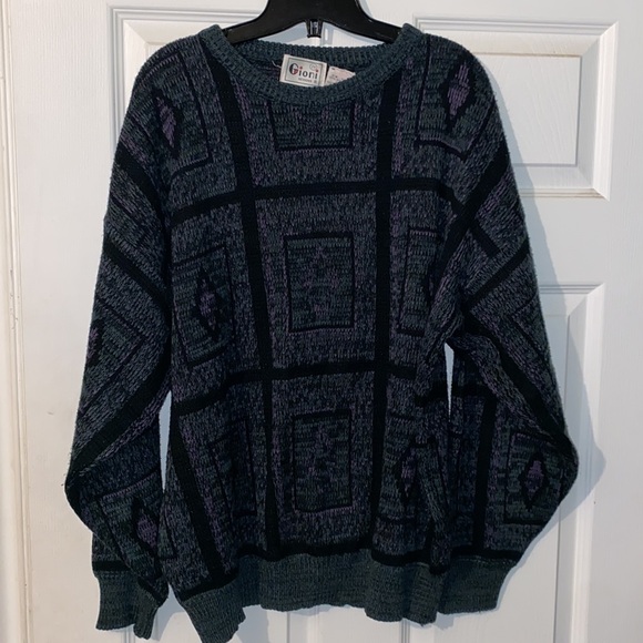 Vintage 90s Gioni Designs abstract Sweater - Picture 2 of 6